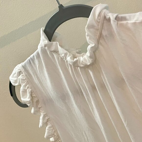 Express Scalloped Tie-Back T-Shirt - Size S - Picture 4 of 5